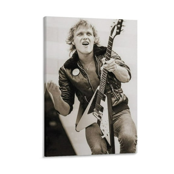 Michael Schenker Canvas Poster Posters Art Print Wall Photo Paint Poster Hanging Picture Family Bedroom Decor Gift 12x18inch(30x45cm)
