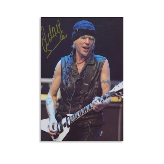 Michael Schenker Canvas Poster Wall Art Picture Painting Poster Canvas Print Posters Artworks Bedroom Living Room Decor 12x18inch(30x45cm)