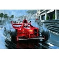 thumbnail image 1 of Michael Schumacher Mercedes F1 Racing Driver Wall Art Home Decor Style - A - 12x18 Inch Laminated Poster - Stunning Detail and Bold Colors, 1 of 4