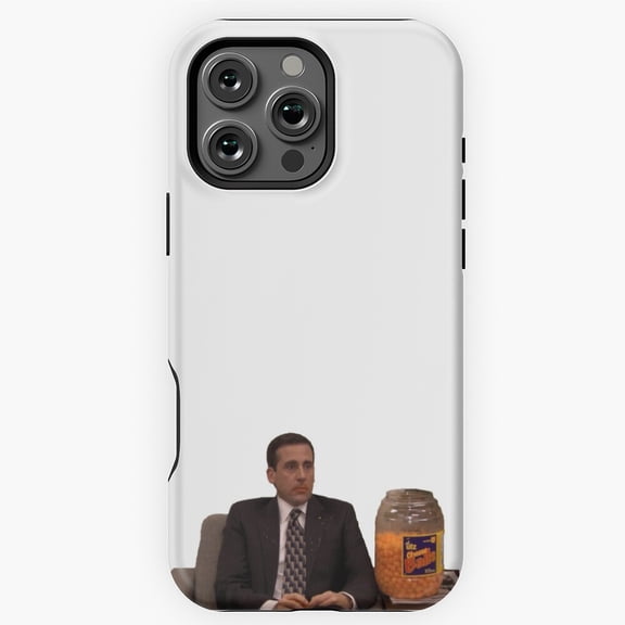 Michael Scott Cheesy Poofs The Office Phone Case for iPhone 16 15 14 13 12 11 Pro Max