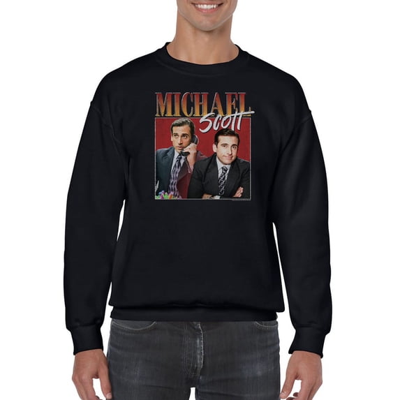 Michael Scott. Sweatshirt Men The Office, Male 5X-Large