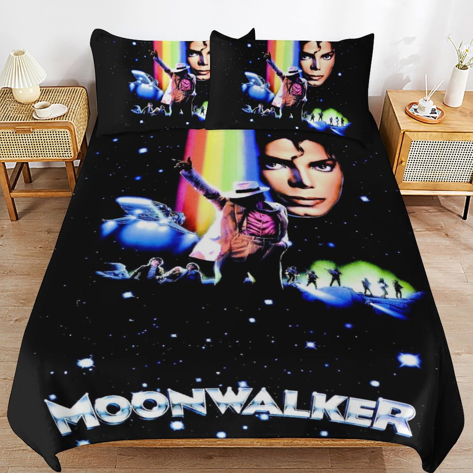 Michael Singger JackSon Bedding Sets Cute Bed Cover Anime Cartoon 3D Printed Lightweight Room