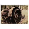 thumbnail image 1 of Michael Spano LS822WB1218-MS 18 x 12 in. Rusted Big Wheels - Birch Wood Print, 1 of 1