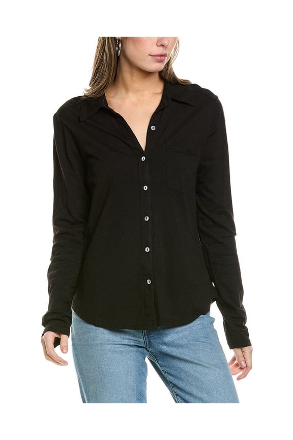 womens Ayla Button-Down Shirt, XS