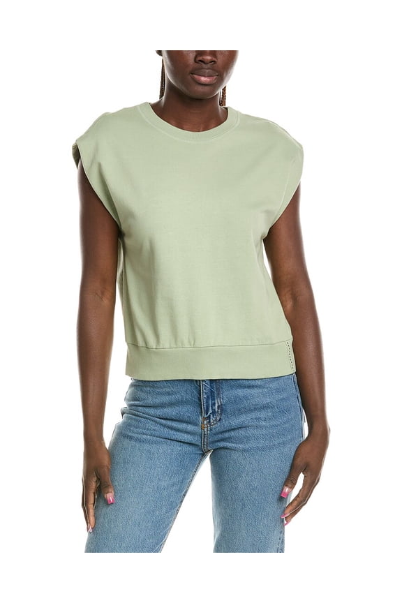 womens  Brooklyn Power Shoulder Sweatshirt, s