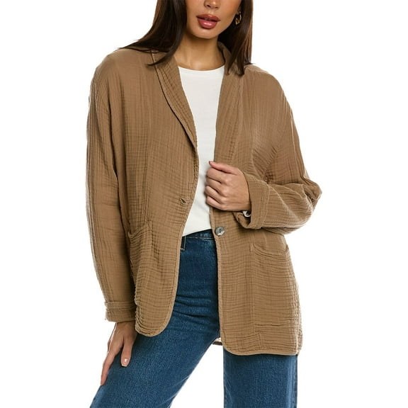 Michael Stars womens  Dana Blazer, L, Green