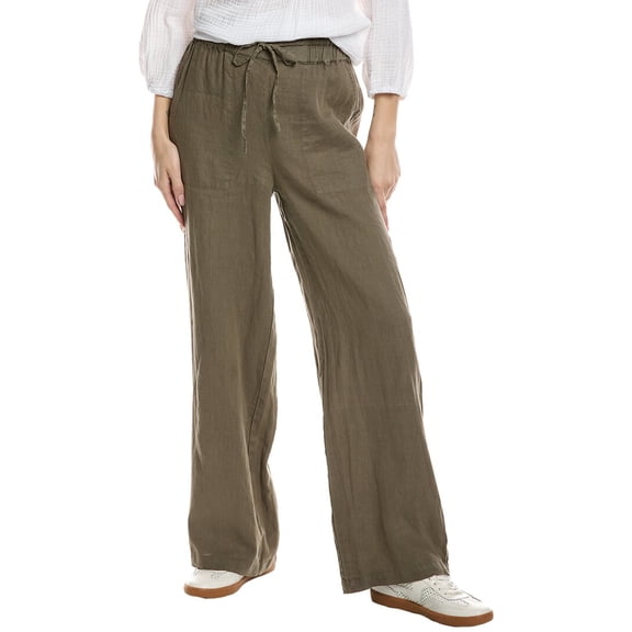 Michael Stars womens  Jules High-Rise Wide Leg Linen Pant, xs