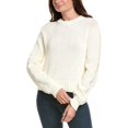 thumbnail image 1 of Michael Stars womens  Merle Sweater, l, White, 1 of 3