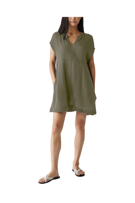 womens  Mira Relaxed Dress, s, Green