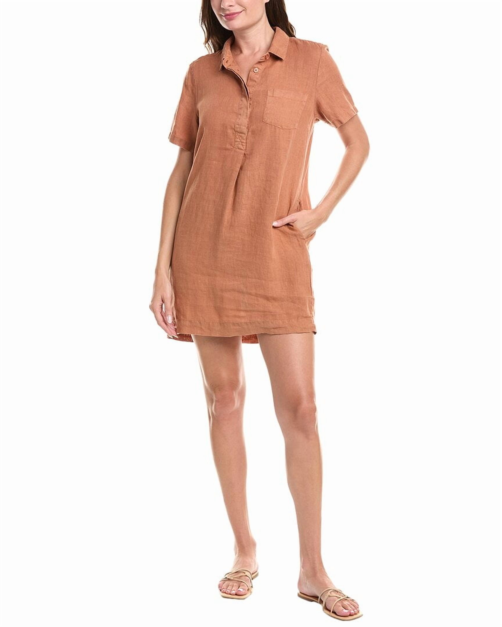 Michael Stars womens Ola Linen Utility Dress, m