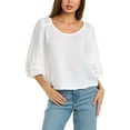 thumbnail image 1 of Michael Stars womens  Pruitt Top, m, White, 1 of 2