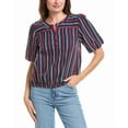 thumbnail image 1 of Michael Stars womens  Zephyr Top, xs, Blue, 1 of 3