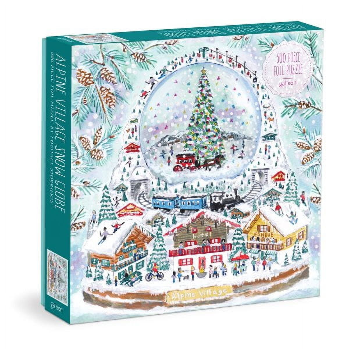 Michael Storrings Alpine Village Snowglobe 500 Piece Foil Puzzle (Other)