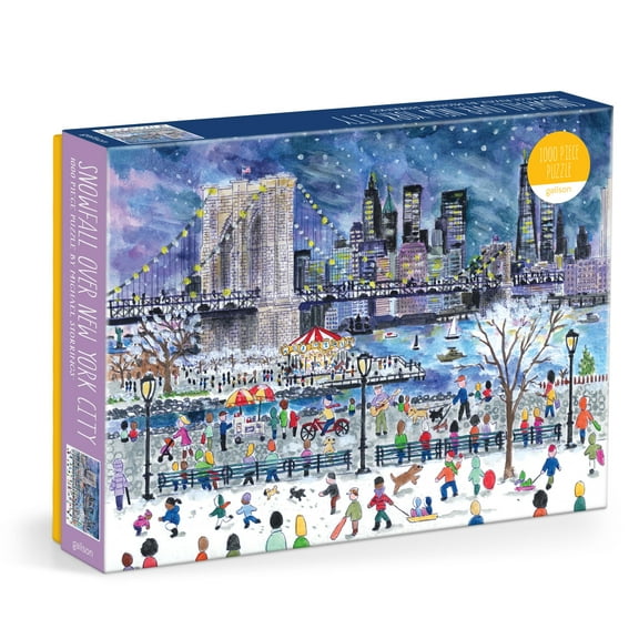 Michael Storrings Brooklyn Bridge in Winter 1000 Piece Puzzle