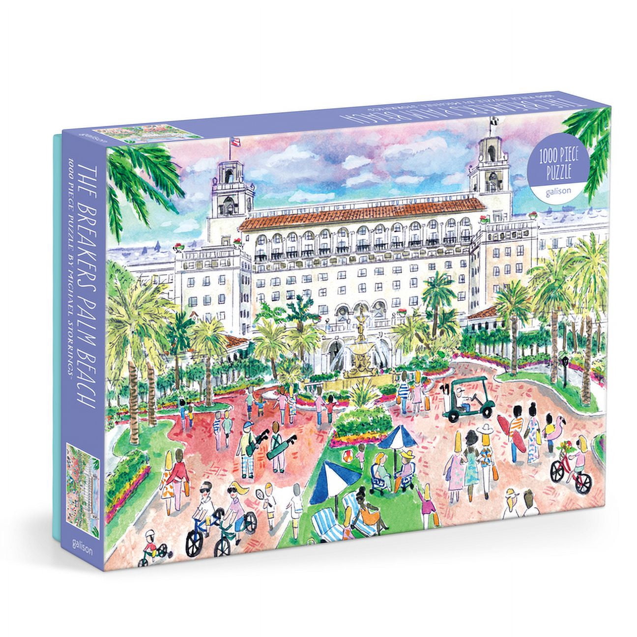 Michael Storrings Newport Mansions 1000 Piece Puzzle - Gilded Age Mansion Landscape Jigsaw Puzzle - View #9