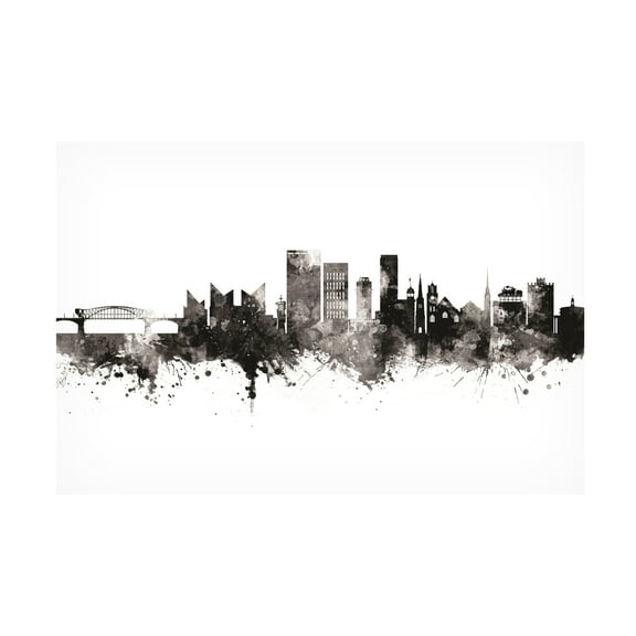 Michael Tompsett 'Chattanooga Tennessee Skyline' Canvas Art