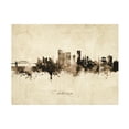 thumbnail image 1 of Michael Tompsett 'Chattanooga Tennessee Skyline Vintage' Canvas Art, 1 of 3