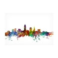 thumbnail image 1 of Trademark Fine Art Michael Tompsett Cleveland Ohio Skyline Canvas Wall Art - 16x24, 1 of 5