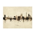 thumbnail image 1 of Michael Tompsett 'Cologne Germany Skyline Vintage' Canvas Art, 1 of 3