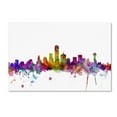 thumbnail image 1 of Trademark Fine Art Michael Tompsett Dallas Texas Skyline Canvas Wall Art - 16x24, 1 of 5