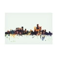 thumbnail image 1 of Trademark Fine Art Michael Tompsett Detroit Michigan Skyline Canvas Wall Art - 30x47, 1 of 5