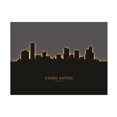 thumbnail image 1 of Michael Tompsett 'Grand Rapids Michigan Skyline Glow II' Canvas Art, 1 of 3