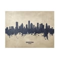 thumbnail image 1 of Michael Tompsett 'Houston Texas Skyline Concrete' Canvas Art, 1 of 3