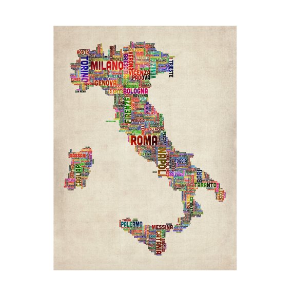 Trademark Fine Art Michael Tompsett Italy II Canvas Wall Art - 18x24