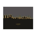 thumbnail image 1 of Michael Tompsett 'Lahore Pakistan Skyline Glow II' Canvas Art, 1 of 3