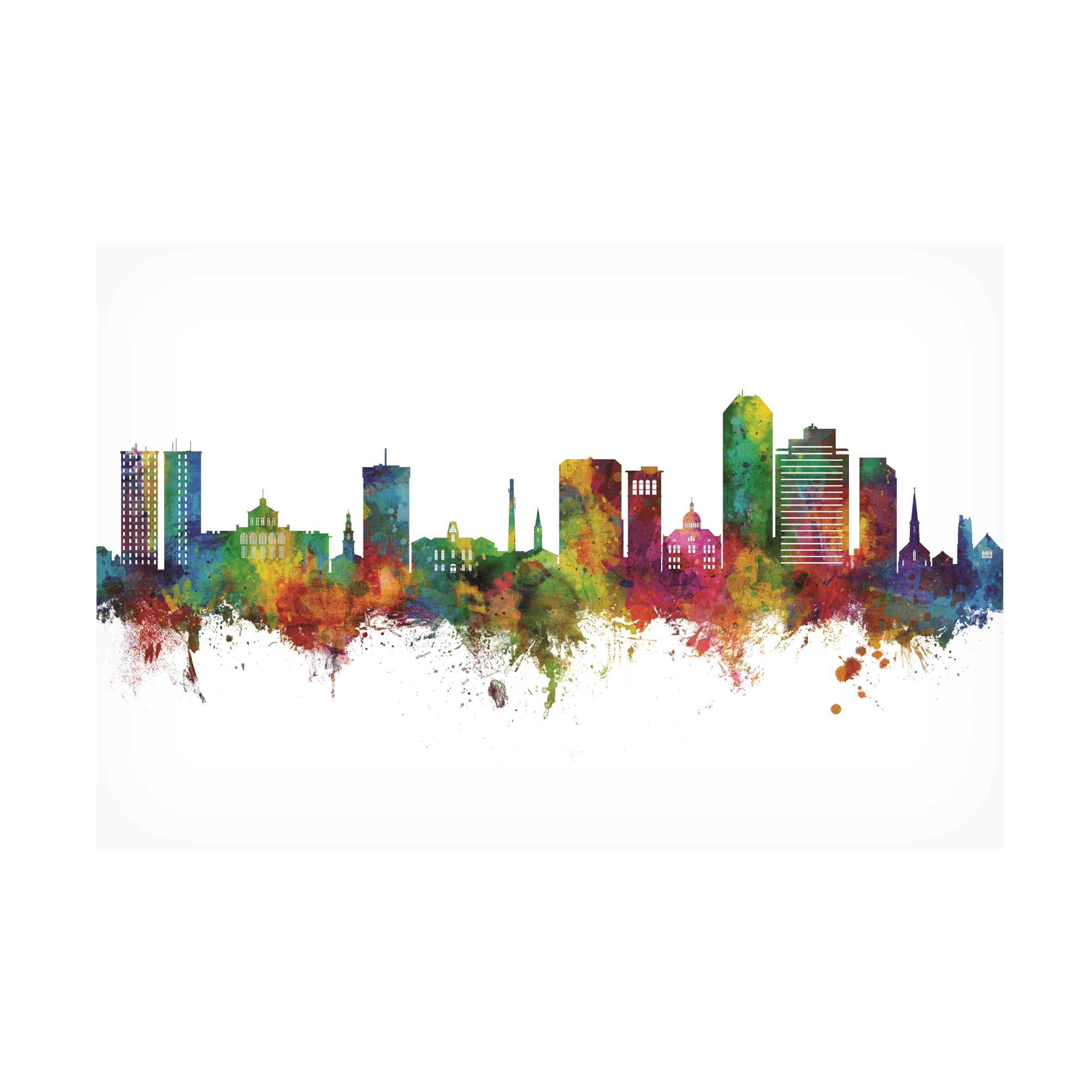 Michael Tompsett 'Lexington Kentucky Skyline' Canvas Art