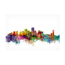 Trademark Fine Art Michael Tompsett New Orleans Louisiana Skyline Canvas Wall Art - 30x47