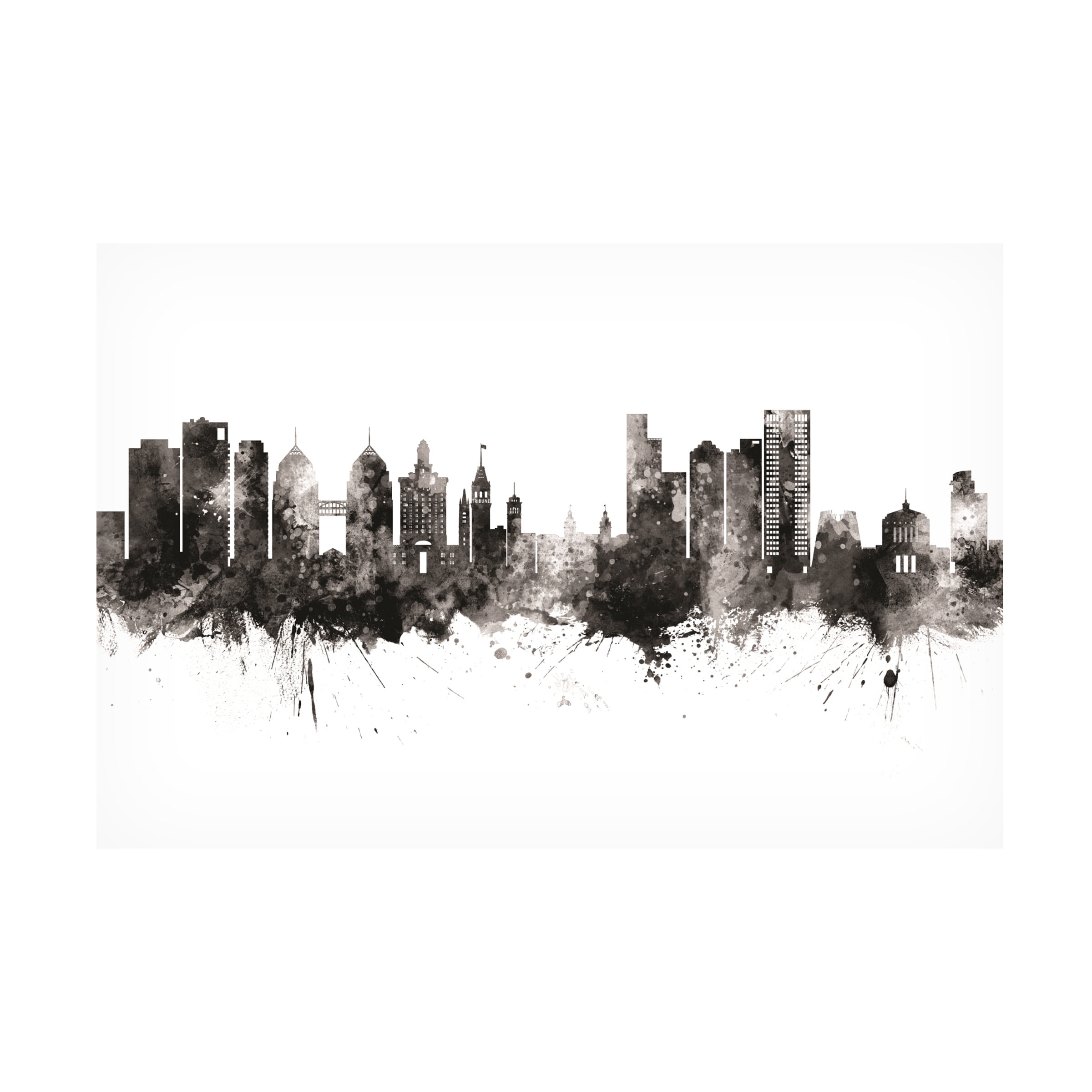 Michael Tompsett 'Oakland California Skyline' Canvas Art