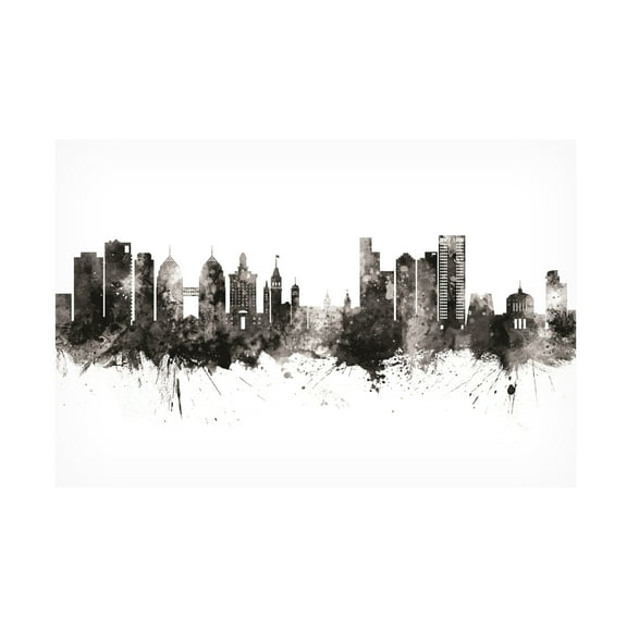 Michael Tompsett 'Oakland Skyline' Canvas Art