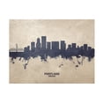 thumbnail image 1 of Michael Tompsett 'Portland Oregon Skyline Concrete' Canvas Art, 1 of 3
