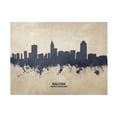 thumbnail image 1 of Michael Tompsett 'Raleigh North Carolina Skyline Concrete' Canvas Art, 1 of 3