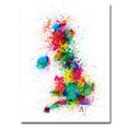 thumbnail image 1 of Michael Tompsett 'UK- Paint Splashes' Canvas Art, 1 of 4