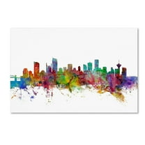 Michael Tompsett 'Vancouver Canada Skyline' Canvas Art