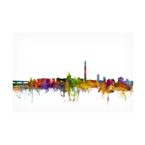 Trademark Fine Art Michael Tompsett Washington DC Skyline II Canvas Wall Art - 22x32