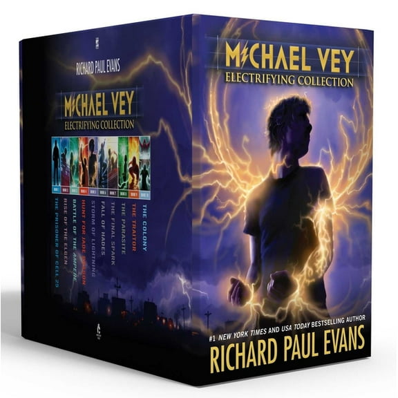 Michael Vey Michael Vey Electrifying Collection (Boxed Set): Michael Vey; Michael Vey 2; Michael Vey 3; Michael Vey 4; Michael Vey 5, (Hardcover)
