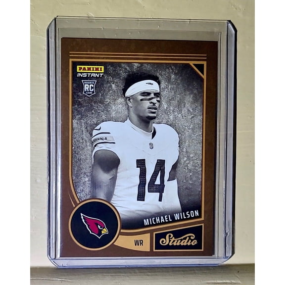 Michael Wilson 2023 Panini NFL Studio Rookies #28 Rookie Card 1/370