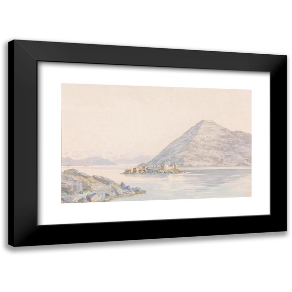 Michael Zeno Diemer 14x11 Black Modern Framed Museum Art Print Titled - Bay of Cattaro