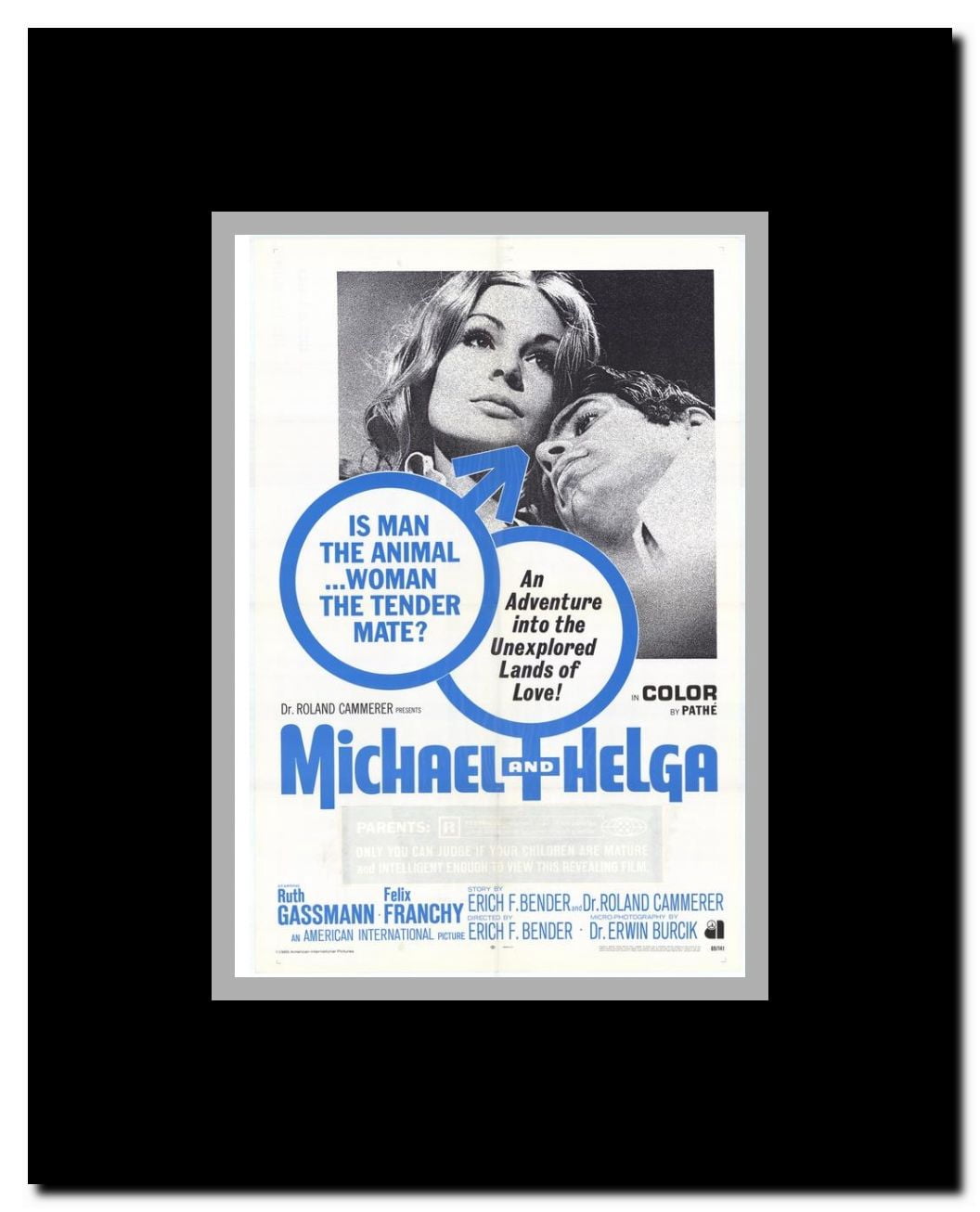 Michael and Helga Framed Movie Poster