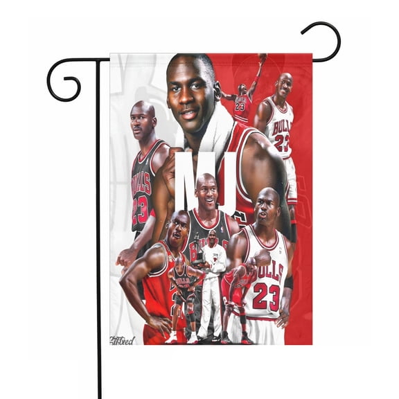 Michael and Jordan garden flag perfect for outdoor decoration28"x40"