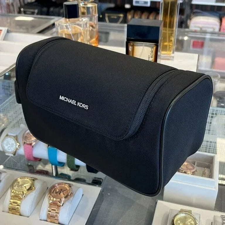 Men s Michael Kors Black Nylon Toiletry Bag Vanity Kent