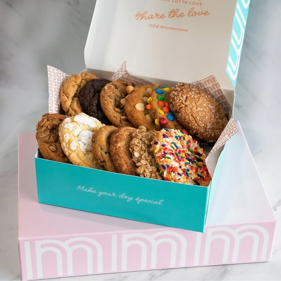Michael's Cookie Jar Oven Fresh Variety Box Dozen Preset Flavors