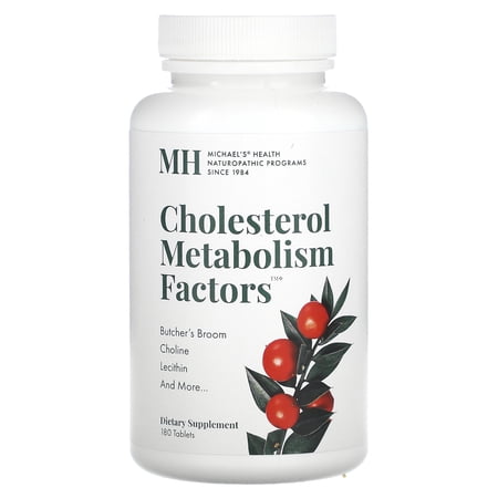 Michael's Naturopathic Programs Cholesterol Metabolism Factors Nutritional Supplements, 180 Count