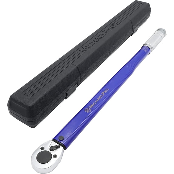 MichaelPro MP001219 3/8-Inch Drive Click Torque Wrench, 10 – 80 ft-lb Torque Range