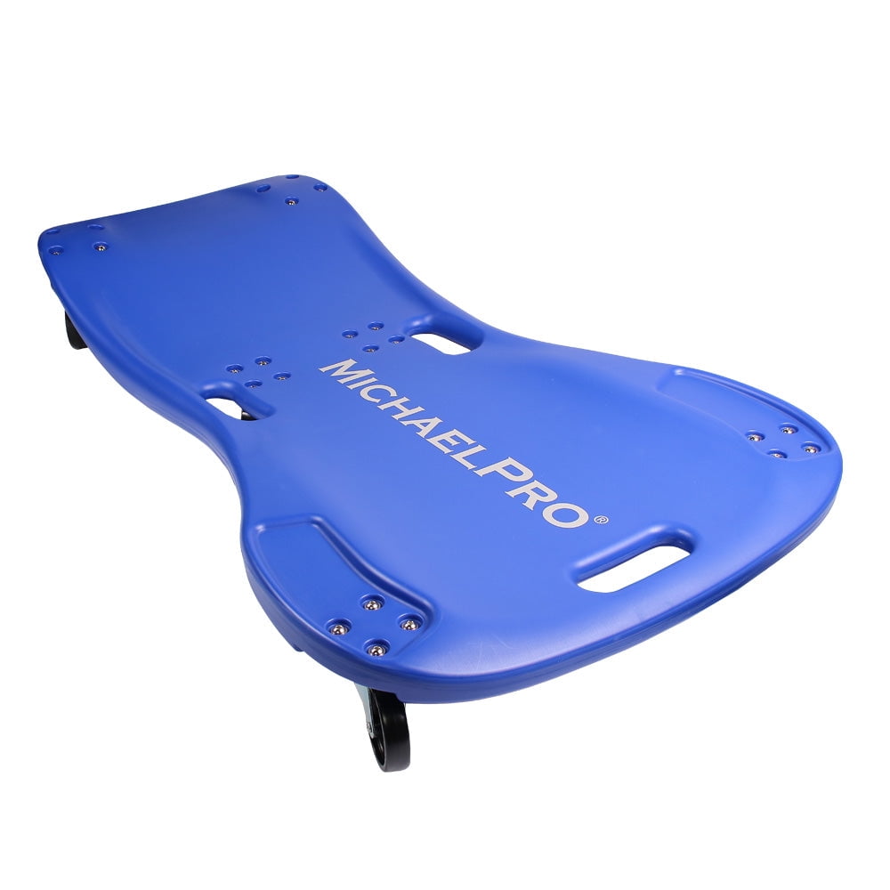 MichaelPro MP016004 45 Inch Mechanic Plastic Creeper 350 Lbs Capacity