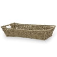 thumbnail image 1 of Premium Handmade 13" Seagrass Rectangular Tray Basket – Rustic Boho Organizer for Kitchen Countertop, Bathroom, Coffee Table & Entryway Catchall for Keys, Remotes & Decor by The Lucky Clover Trading, 1 of 9