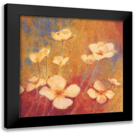 Michaels, Anne 12x12 Black Modern Framed Museum Art Print Titled - Field of Color II